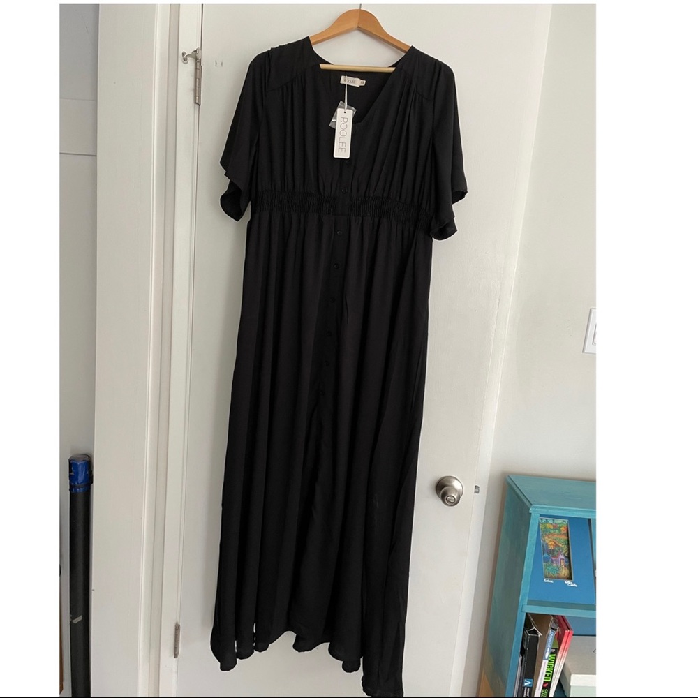 Roole Black Maxi dress